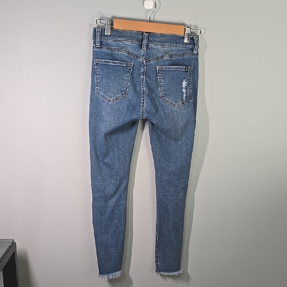 Buffalo David Bitton Jeans Womens Size 2 Blue Distressed Embellished Details - Picture 11 of 16